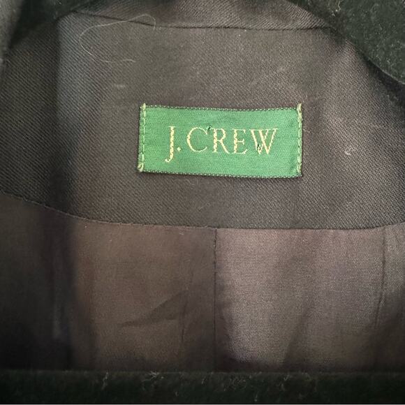 J. Crew Navy Blue 100% Wool Blazer Size 12 - Picture 3 of 6